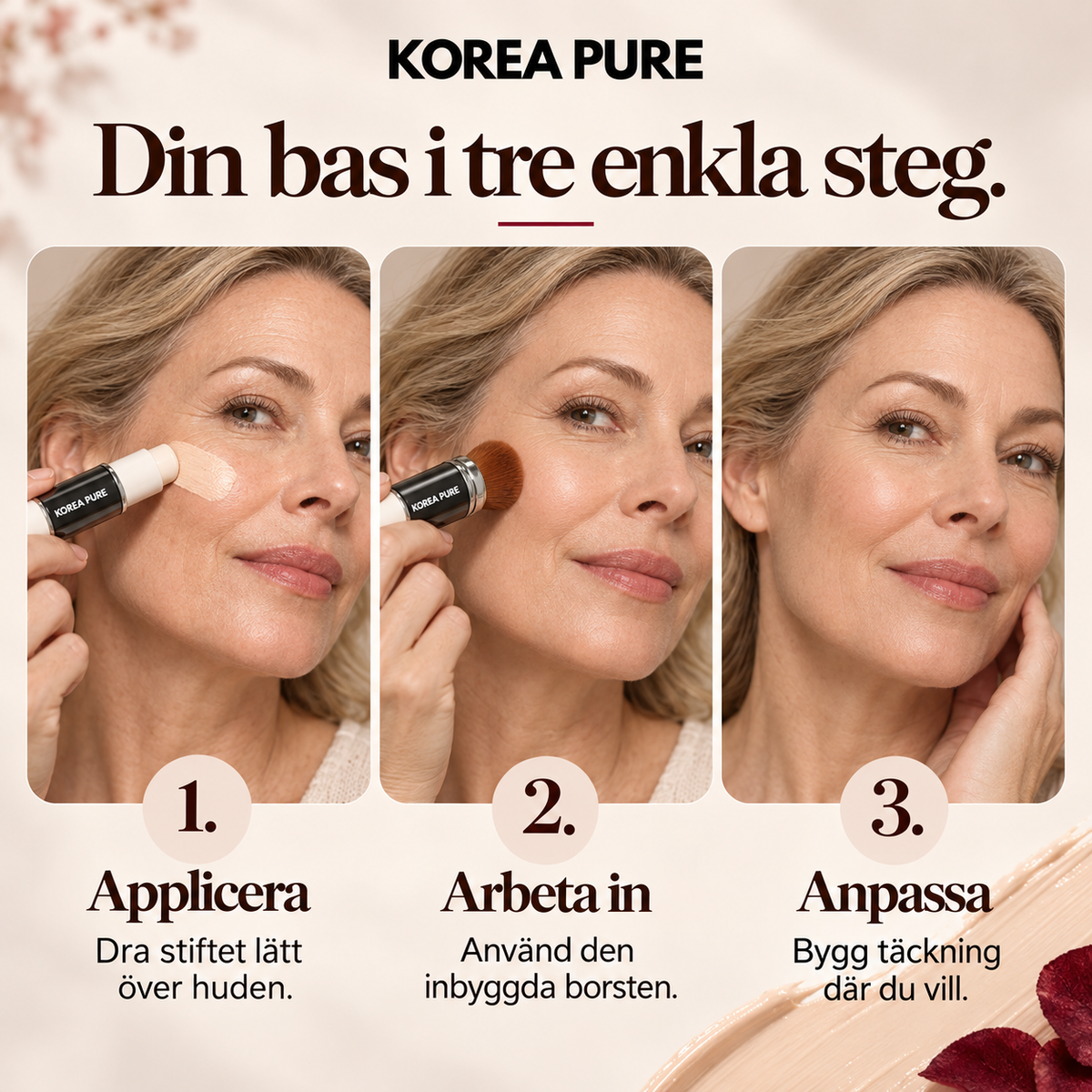 Korea Pure™ Färganpassande Foundation